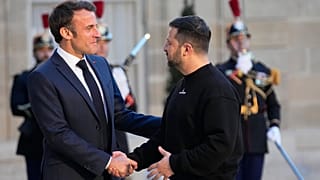 Macron francia és Zelenszkij ukrán elnök