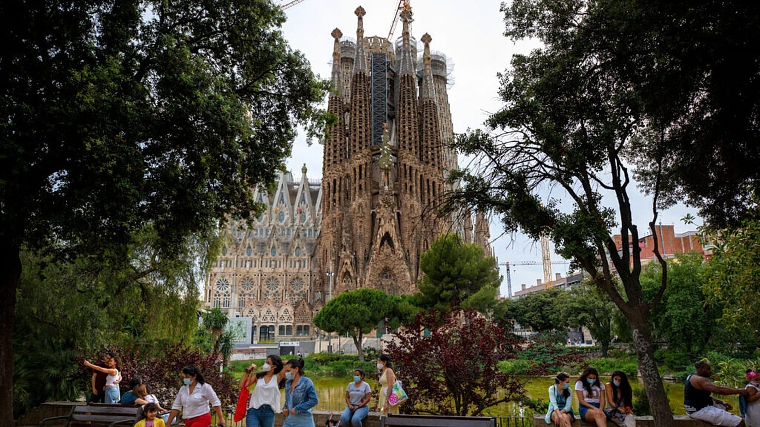 Imagen de archivo de la Sagrada Familia en Barcelona.