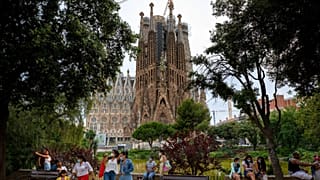 Imagen de archivo de la Sagrada Familia en Barcelona.