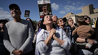 Reaktion auf die Freilassung von Israelis. Tel Aviv, 8. Februar 2025.