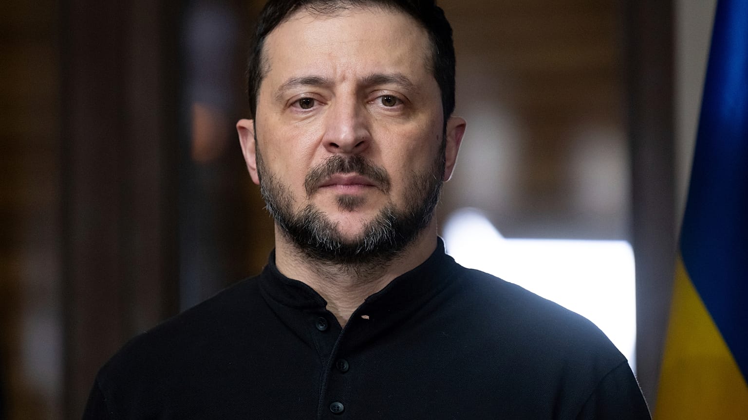 الرئيس الأوكراني فولوديمير زيلينسكي يصل لإجراء محادثات مع المستشار الألماني أولاف شولتس في مؤتمر ميونيخ للأمن في ميونيخ، ألمانيا، السبت 15 فبراير/شباط 2025