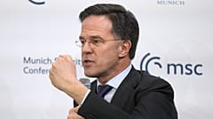 Mark Rutte NATO-főtitkár a müncheni biztonsági konferencián