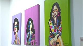 Papel cultural das mulheres no centro de exposição de três artistas em Marrocos