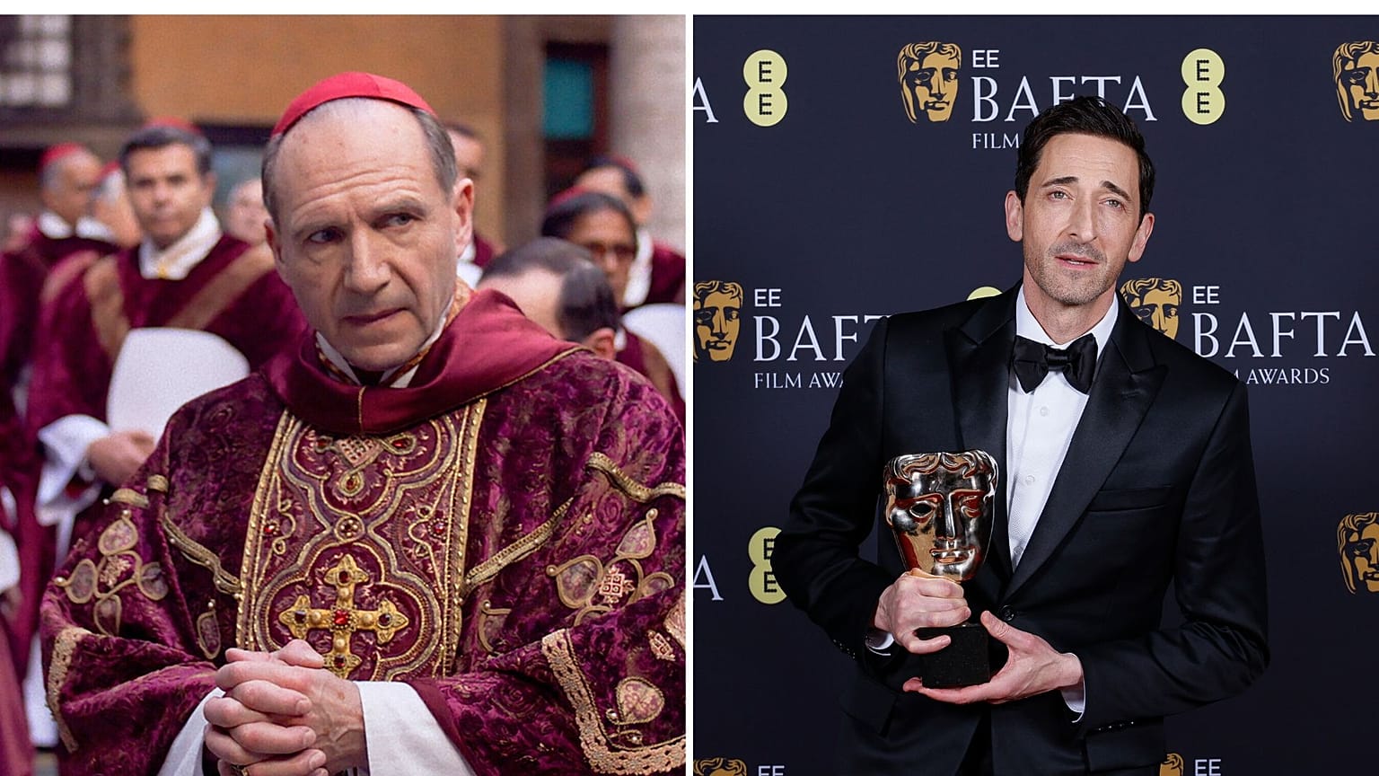 BAFTA 2025: "Conclave" è in testa alla serata mentre Fiennes e Brody si sfidano