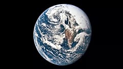 ARŞİV - NASA tarafından paylaşılan bu 18 Mayıs 1969 tarihli fotoğraf, Apollo 10 uzay aracının Ay-ötesi yolculuğu sırasında 36.000 deniz mili uzaklıktan Dünya'yı gösteriyor.