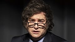 Arjantin Devlet Başkanı Javier Milei. 