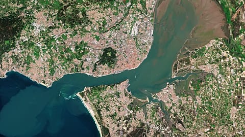 FILE: Lisbon, aerial footage