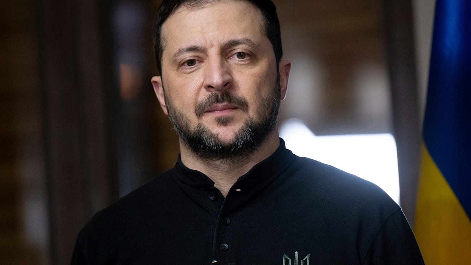 الرئيس الأوكراني فولوديمير زيلينسكي يصل لإجراء محادثات مع المستشار الألماني أولاف شولتس، في مؤتمر ميونيخ للأمن، في ميونيخ، ألمانيا، السبت 15 فبراير 2025
