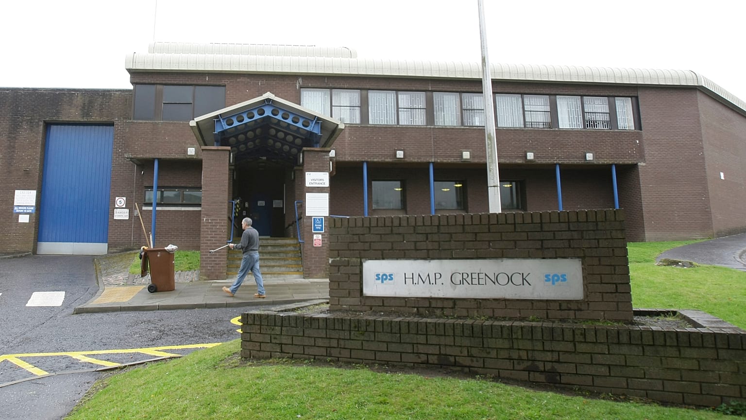 Greenock Cezaevi, Greenock, İskoçya'da.
