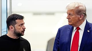 دونالد ترامپ به همراه ولودیمیر زلنسکی در نیویورک