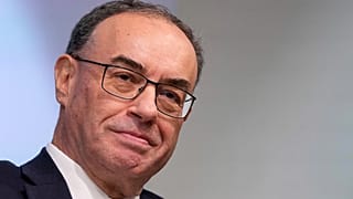 Andrew Bailey, Governor of the Bank of England , listens during the Monetary Policy Report press conference in London. 6 Feb 2025.