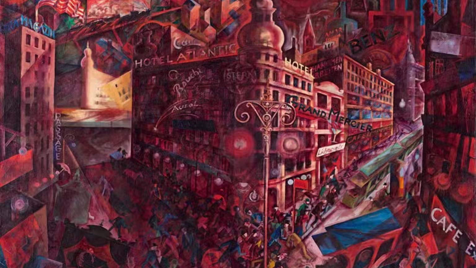 Metrópolis" (1916-1917), de George Grosz. 