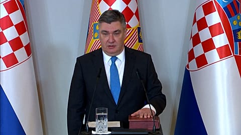 Zoran Milanovic sworn in for second term as Croatia’s president