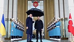 دیدار روسای جمهور ترکیه و اوکراین در آنکارا