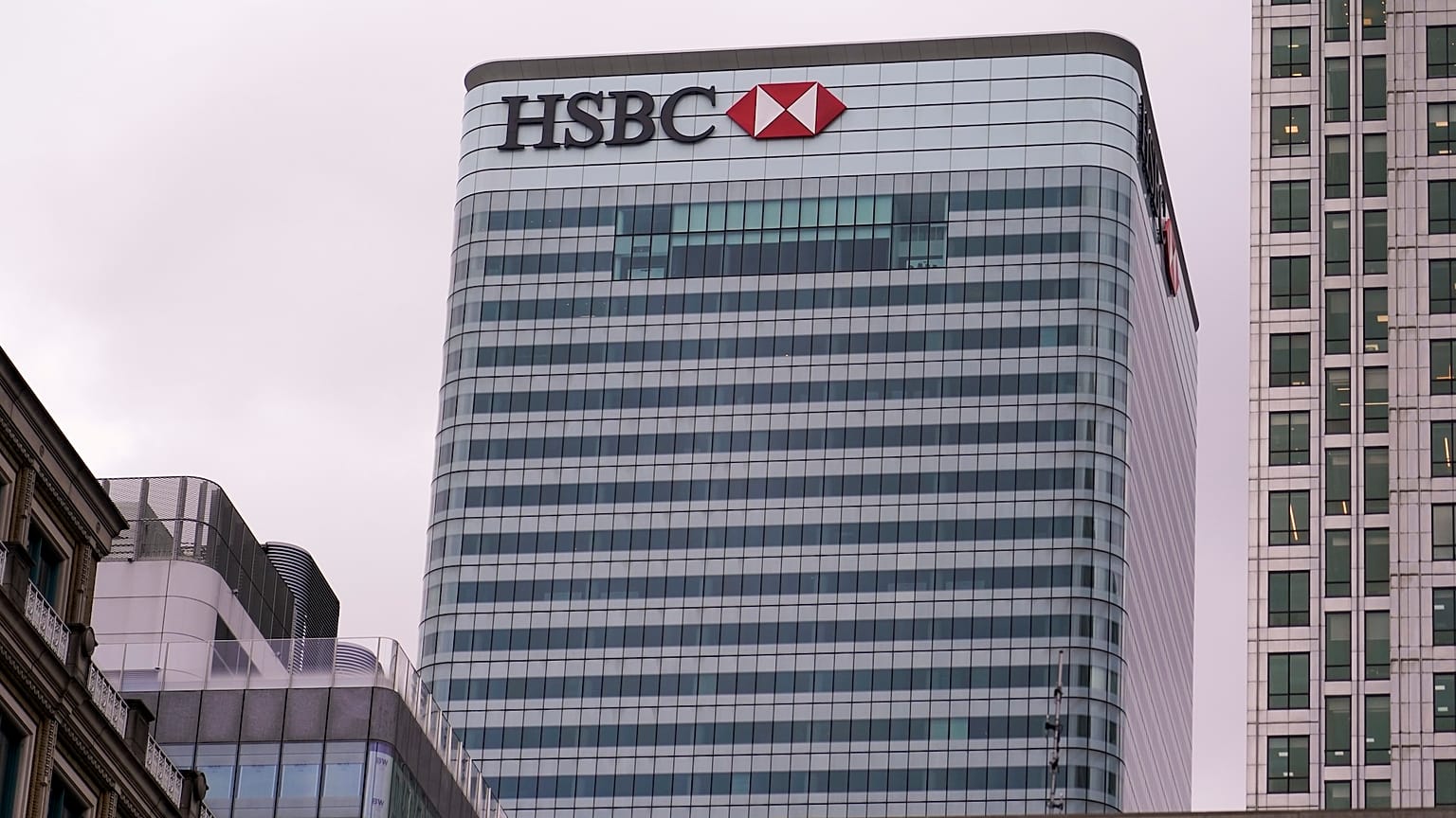Londra'daki Canary Wharf'ta bulunan HSBC genel merkezi