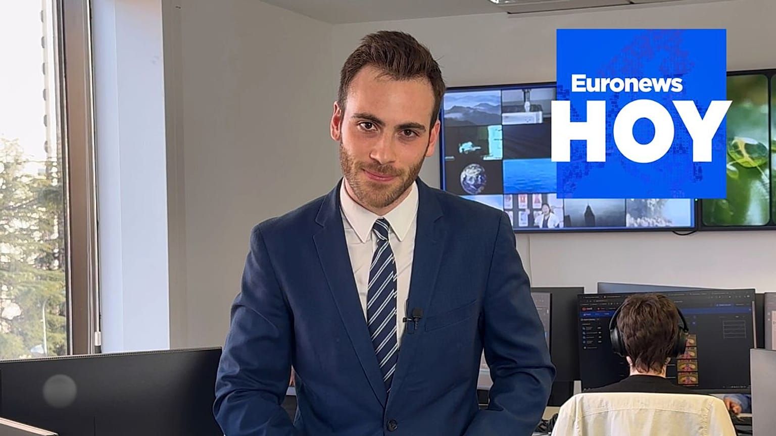 Roberto Macedonio, periodista de 'Euronews'. 