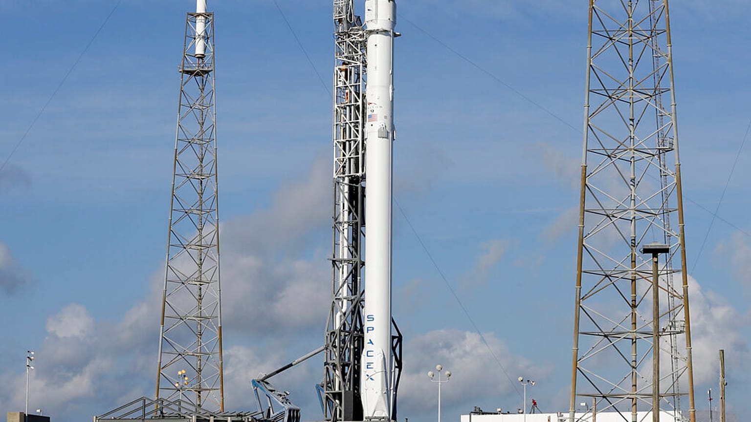 Rakieta Falcon 9 od Space X Elona Muska. 