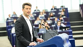René Aust est le chef de la délégation de l'AfD au Parlement européen.