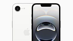 Yeni iPhone 16E'nin ön ve arka yüzü.