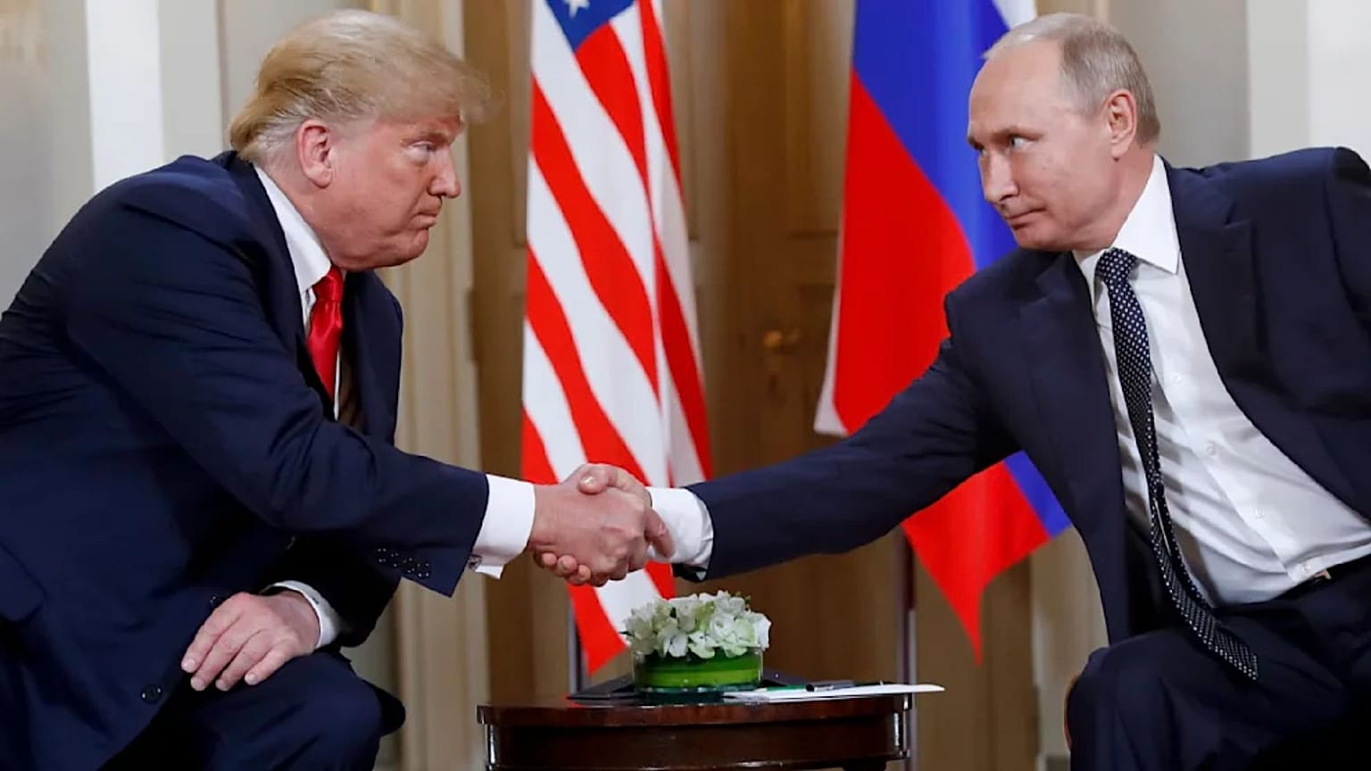 Trump és Putyin 2019-ben Helsinkiben 