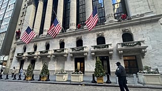New York Finans Bölgesi'ndeki New York Menkul Kıymetler Borsası