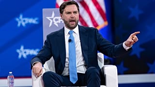 نائب الرئيس ج. د. فانس يتحدث خلال مؤتمر العمل السياسي المحافظ، CPAC 2025، في الميناء الوطني، في أوكسون هيل، بولاية ماريلاند، يوم الخميس 20 فبراير 2025
