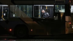 Foto de uno de los buses afectados