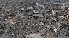 La distruzione a Jabaliya, Gaza