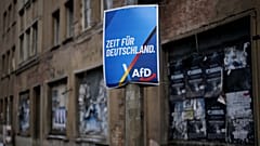Az AfD választási plakátja Halberstadtban