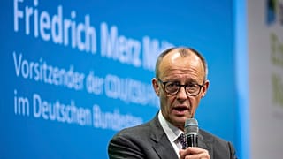 Friedrich Merz, Federal Chairman of the CDU and leader of the CDU/CSU parliamentary group in the Bundestag, in Berlin Friday, 24 January, 2025.