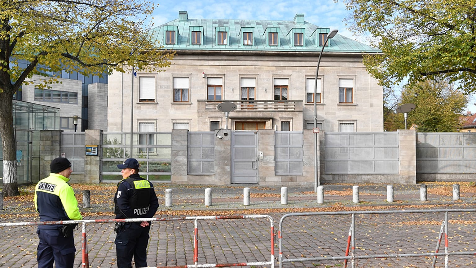Az izraeli nagykövetség épülete Berlinben