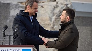 Κυριάκος Μητσοτάκης και Βολοντίμιρ Ζελένσκι