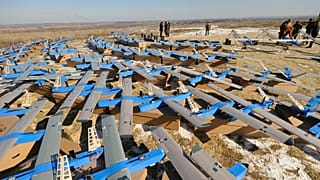 Największy atak dronów na Ukrainę od początku wojny.
