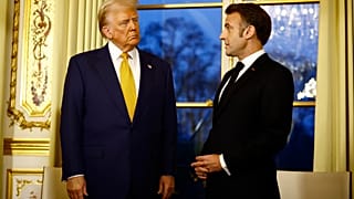 Donald Trump y Emmanuel Macron en una imagen de archivo.