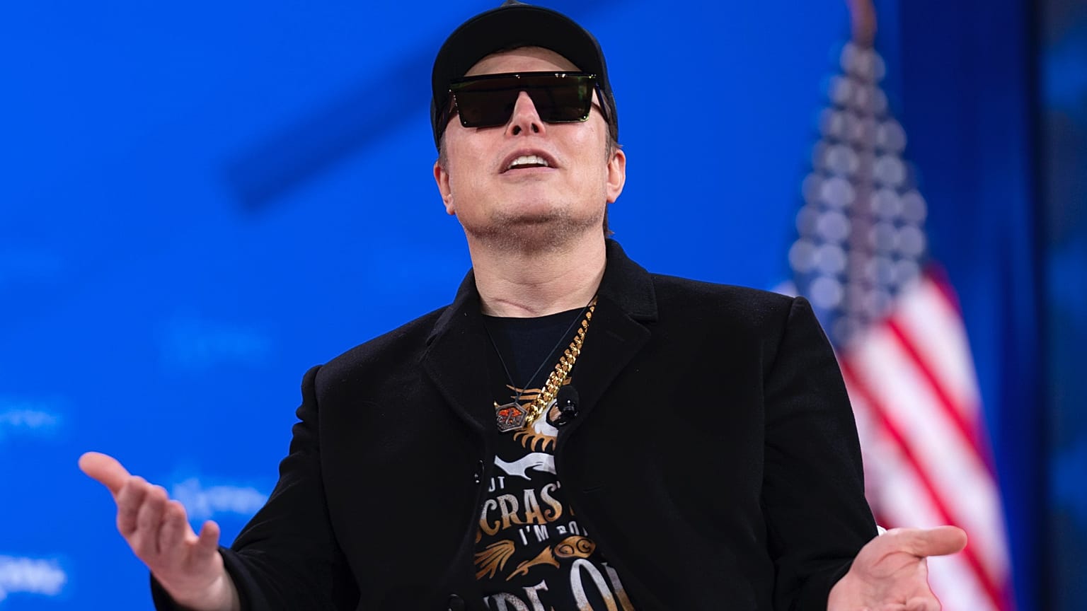 Elon Musk, Maryland, Oxon Hill'deki Gaylord National Resort & Convention Center'da düzenlenen Muhafazakar Siyasi Eylem Konferansı'nda (CPAC) konuşuyor, 20 Şubat 2025.