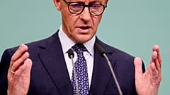 Friedrich Merz, Vorsitzender der Christlich Demokratischen Union (CDU), spricht während einer Pressekonferenz in der Parteizentrale der CDU in Berlin