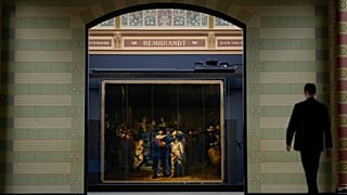 La ronda di notte di Rembrandt al Rijksmuseum di Amsterdam, Paesi Bassi, 8 settembre 2022