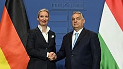 Az AfD kancellárjeöltje, Alice Weidel Orbán Viktor vendégeként