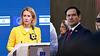 Kaja Kallas y Marco Rubio.