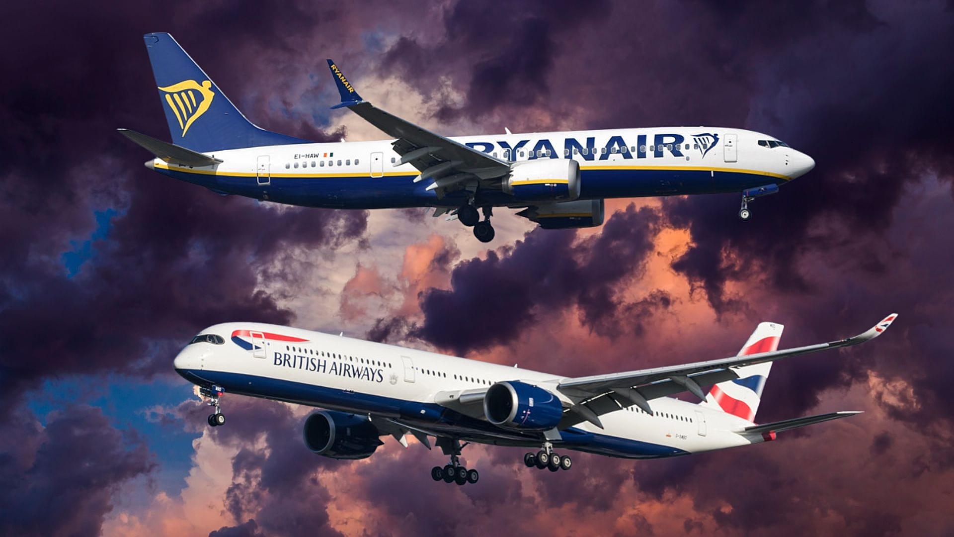 BA et Ryanair ont été désignées comme les pires compagnies aériennes.