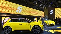 Elektromodell Renault R5 E-Tech auf dem 91. Internationalen Automobilsalon Genf (GIMS) in Genf, Schweiz, Montag, 26. Februar 2024.
