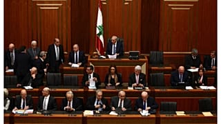 من جلسات الثقة بالحكومة الجديدة في البرلمان اللبناني، 26 فبراير 2025.