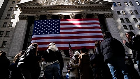 The New York stock exchange building