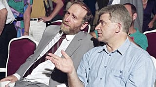 Boris Spassky und Bobby Fischer im Jahr 1992