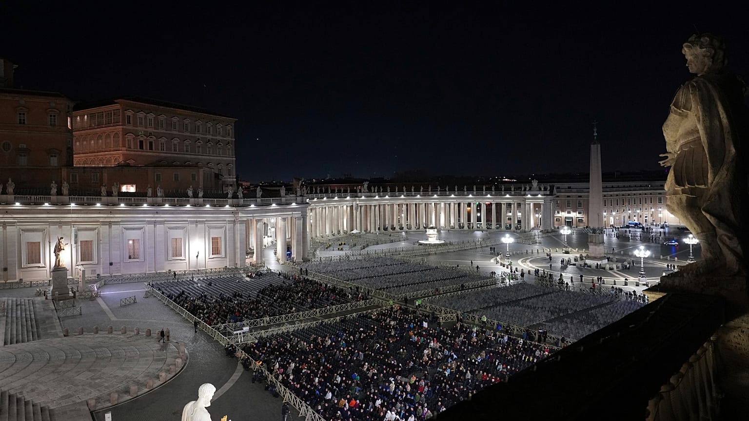 Imagen de la Plaza San Pedro en Ciudad del Vaticano. 
