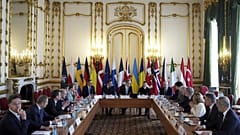 Der britische Premierminister Keir Starmer hatte zum Gipfeltreffen zum Thema Ukraine im Lancaster House geladen. London, 2. März 2025