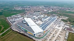 Guissona, Lleida, İspanya'daki BonArea gıda üretim tesisinden bir görünüm, 20 Şubat 2025, Perşembe.