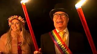 Screenshot del video del carnevale sul Verìn, in Spagna, realizzato da Euronews il 28 febbraio 2025 