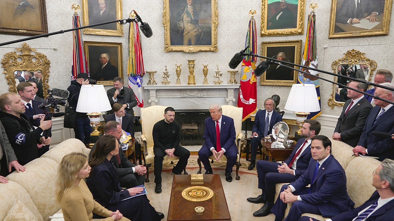 Az ukrán és az amerikai elnök találkozója a Fehér Házban