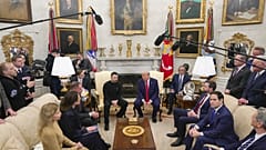 Zelenszkij, Trump, Vance és Rubio a Fehér Házban